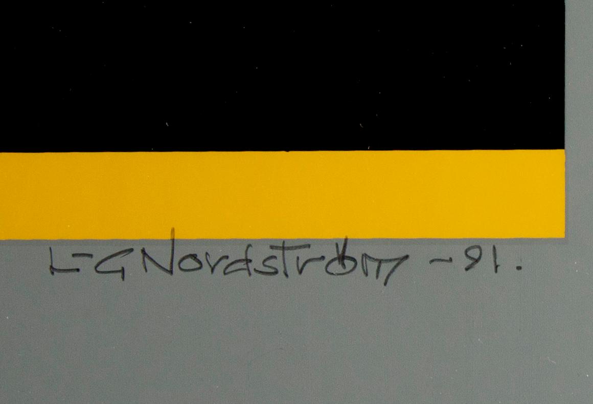 LARS GUNNAR NORDSTRÖM, serigrafi, signerad och daterad -91, numrerad 30/100.