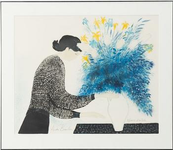 André Brasilier, By the Flower Vase.