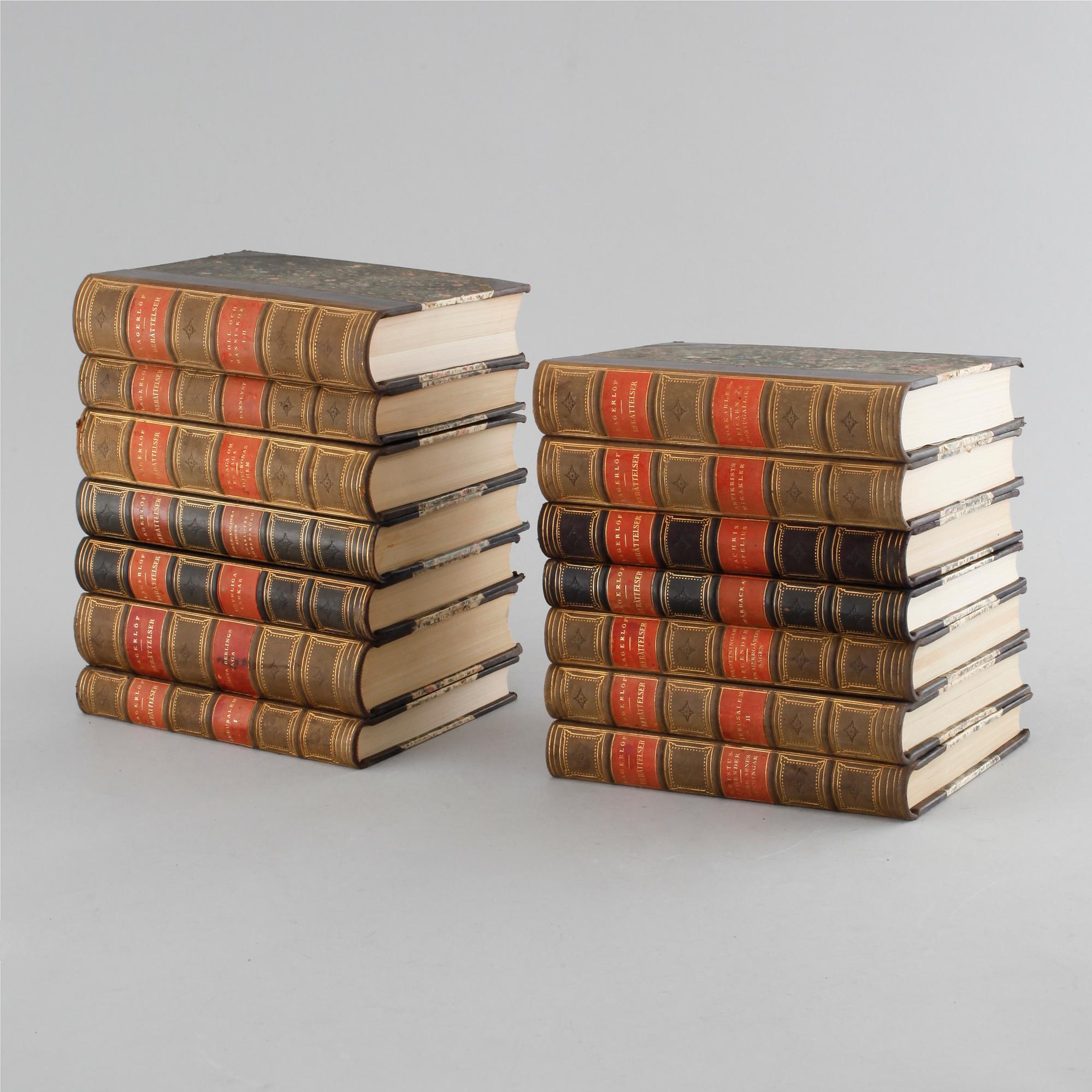 14 books by Selma Lagerlöf, 1920s.