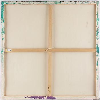 Stephen Mueller, akryl på duk, signerad och daterad 1986 a tergo.