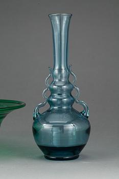 SKÅL samt VAS, glas, Edvin Ollers, 1900-talets första hälft.