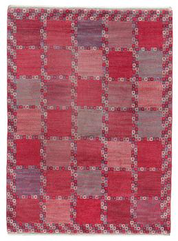 543. CARPET. "Rödingen". Knotted pile. 248,5 x 177,5 cm. Signed AB MMF BN.