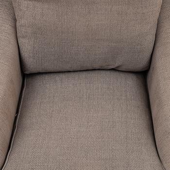 Fåtöljer med fotpallar, ett par, JIO möbler.