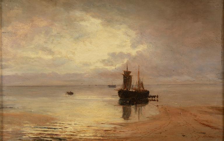 UNKNOWN ARTIST, 19th Century, oil on canvas, signed.