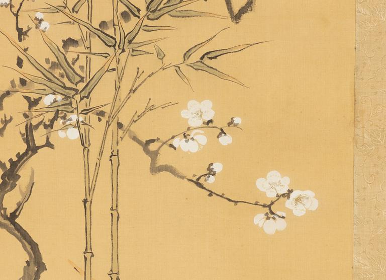 Unidentified artist, ink and colour on silk, China, 20th century.