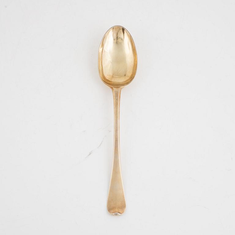 Ragusked, silver, Gustaf Stafhell, Stockholm, 1740.