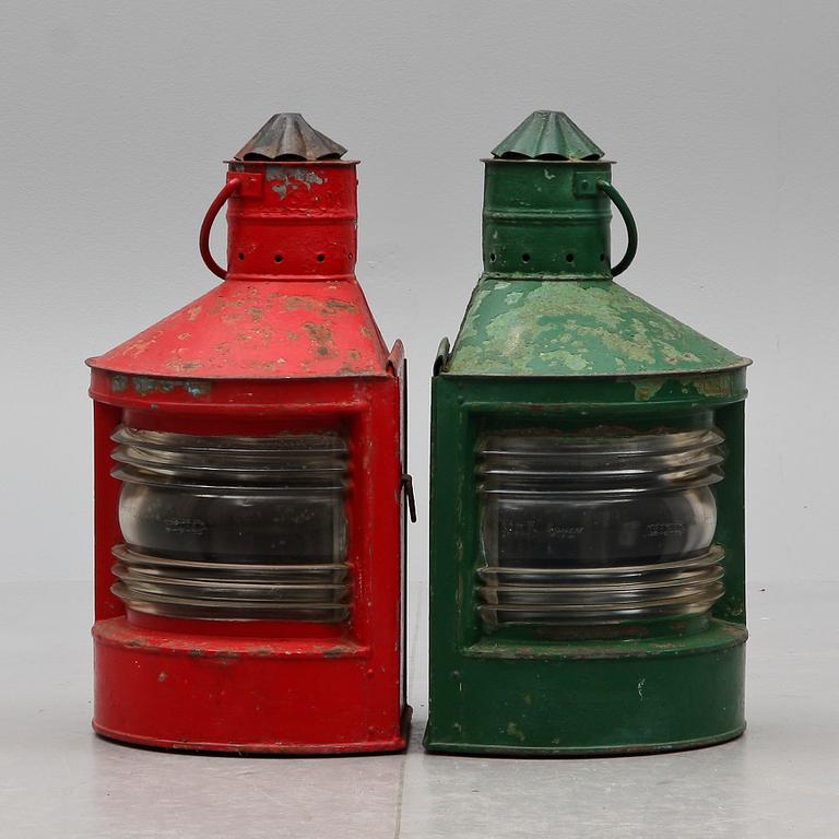 LANTERNOR, ett par, 18/1900-tal.