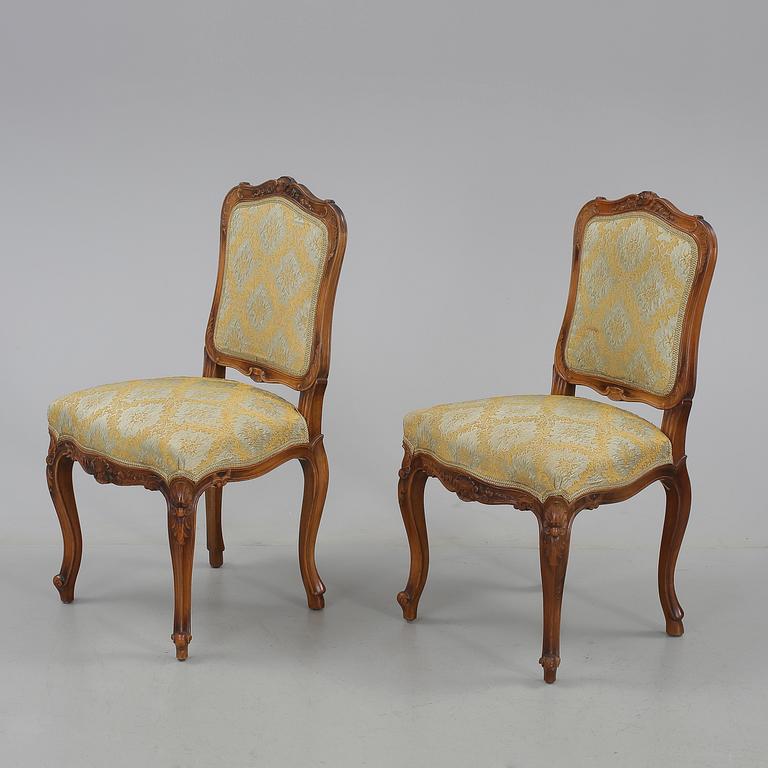 STOLAR, ett par, Louis XVI-stil, Frankrike, 1900-tal.