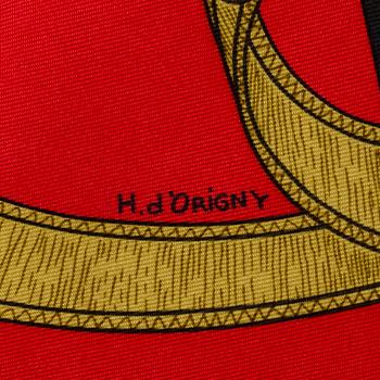 SCARF, Hermès, "Eperons d'Or",  issued 1974.