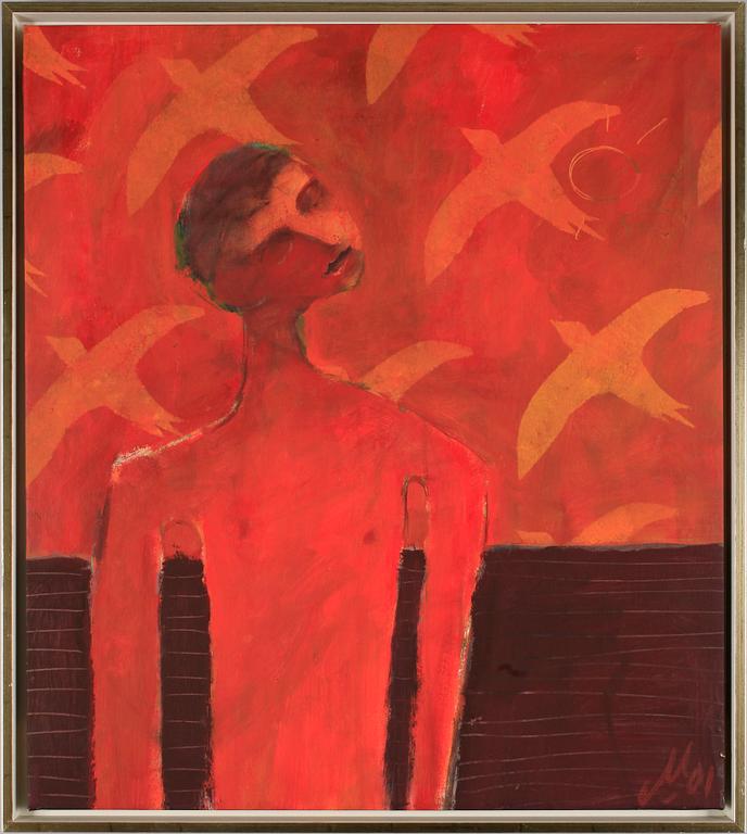 MAGNUS DAHLBÄCK, olja på duk, sign.