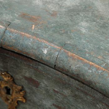 A baroque chest of drawers, 18th century.