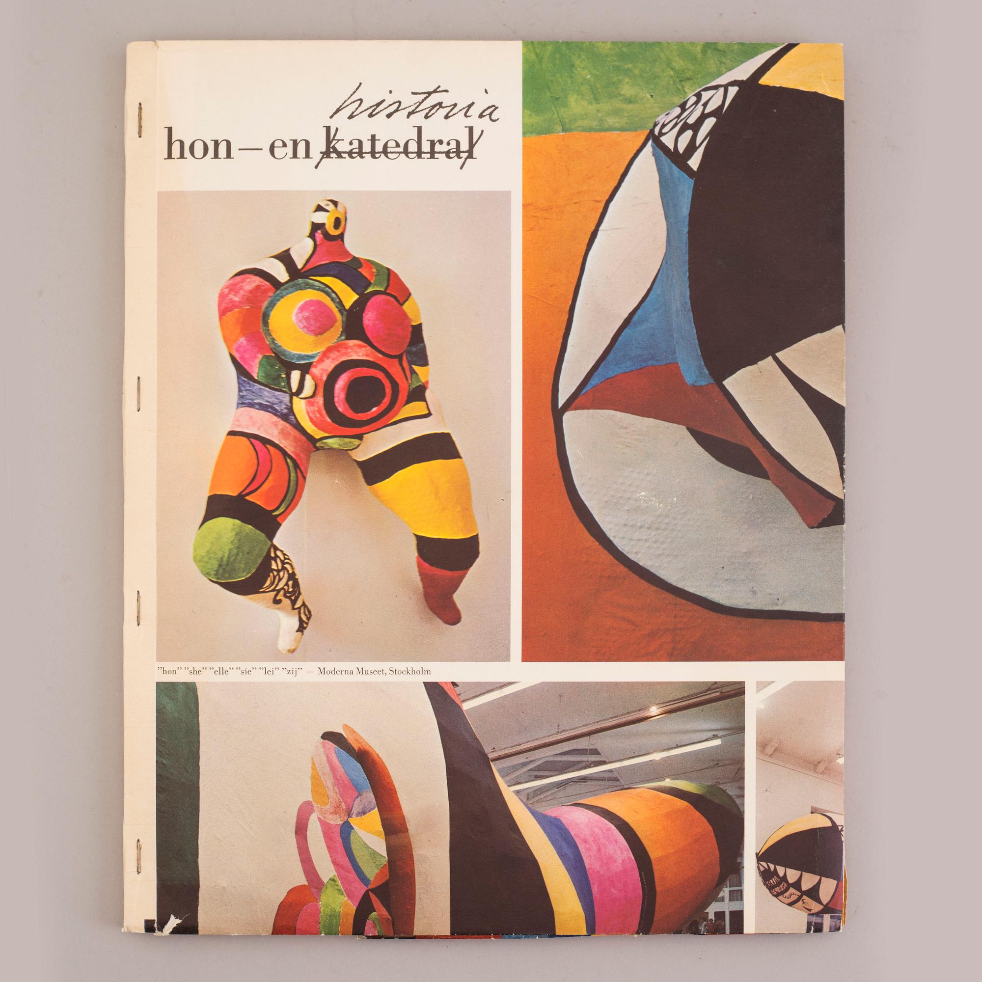 NIKI DE SAINT PHALLE, fragment from "She" ("Hon") and catalogue, Moderna Museet, 1966. Signed and numbered 125/150.