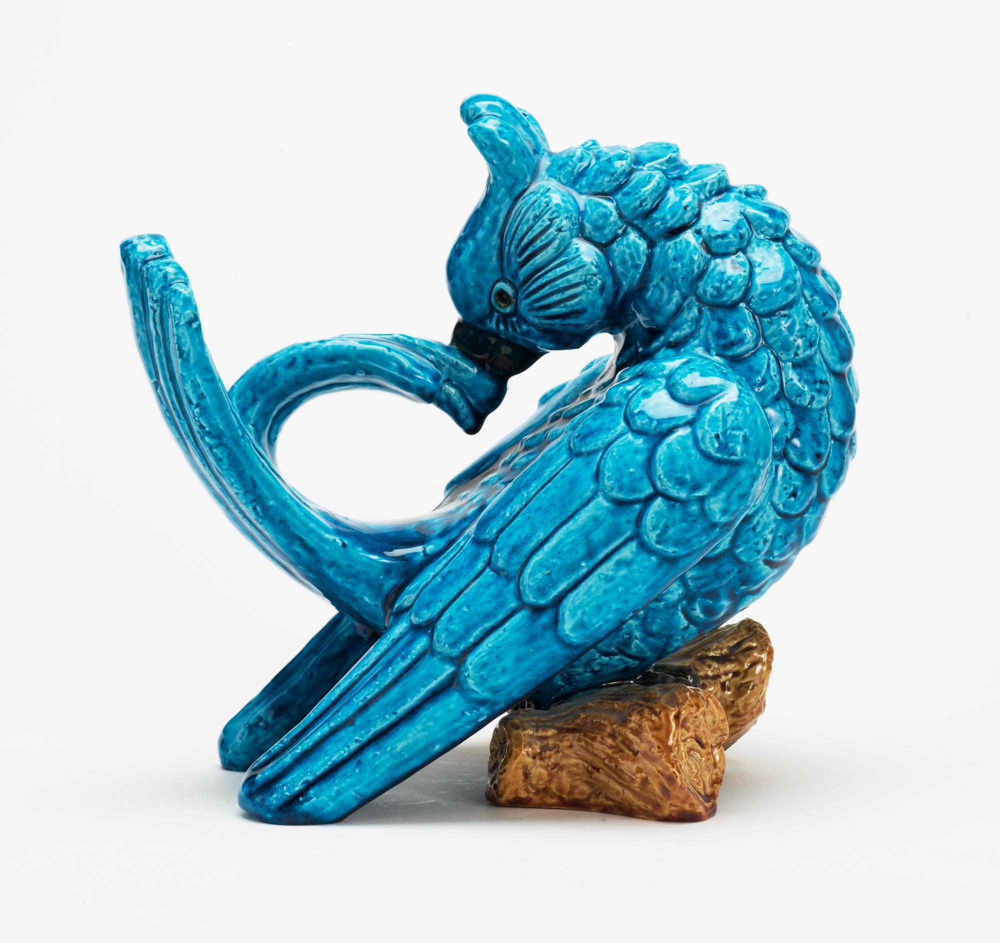 A Gunnar Nylund stoneware figure of a bird, Rörstrand.