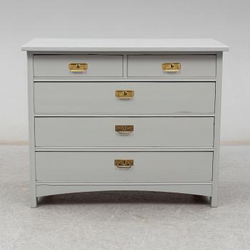 An Art Noveau chest of drawers, early 20th century.