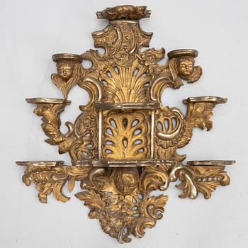 Console shelf, Baroque style. 19th century.