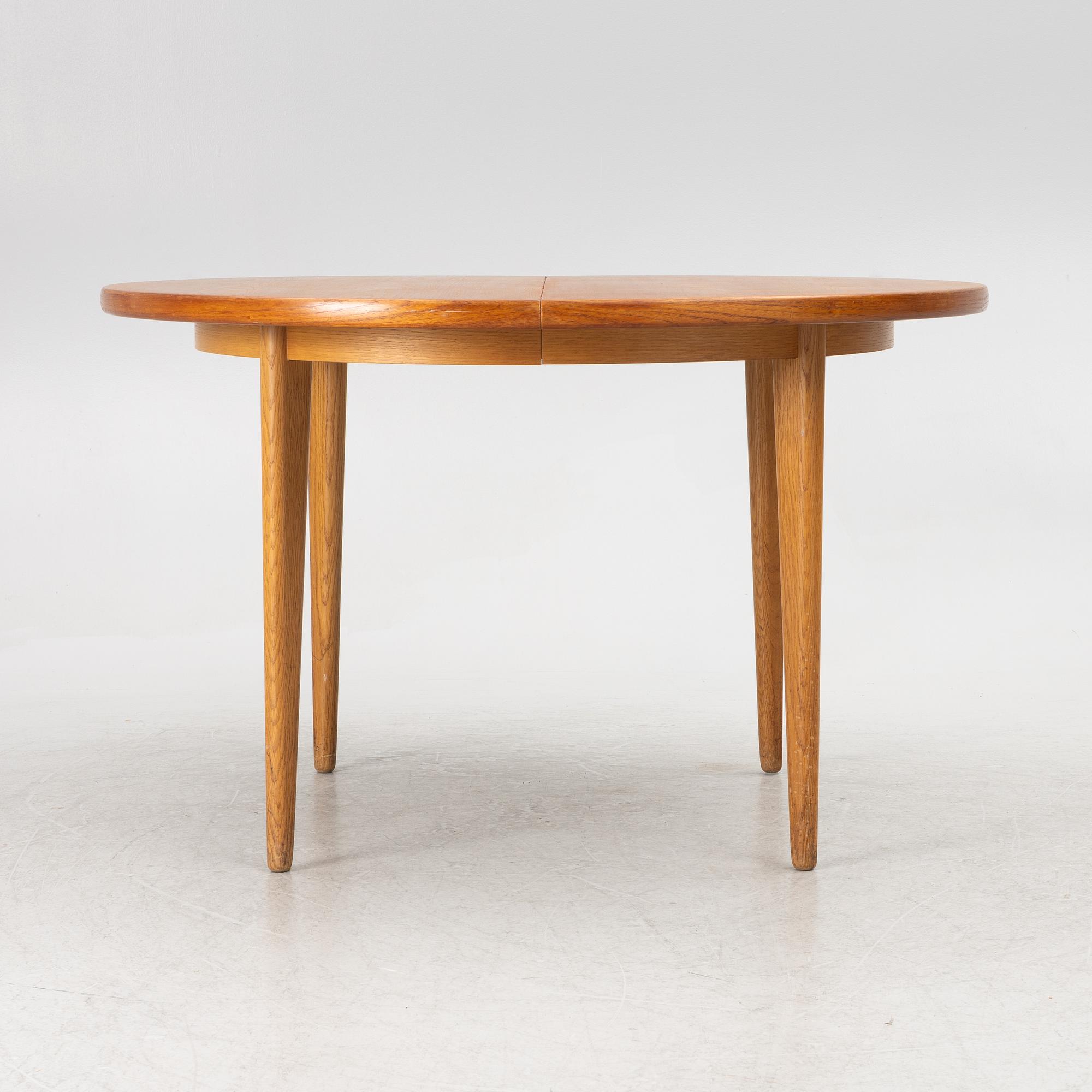 Karl Erik Ekselius, a dining table, JOC Möbler, Vetlanda, 1960's.