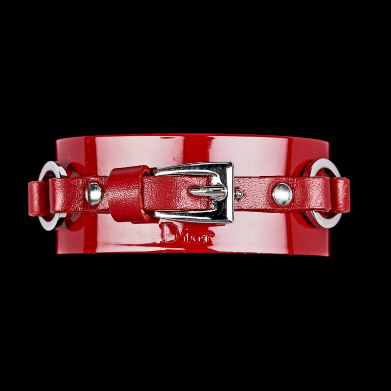 CHRISTIAN DIOR,  armband samt clips.