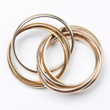 CARTIER, "Trinity", ring, 18K guld.