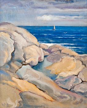 219. Venny Soldan-Brofeldt, ROCKS ON THE SHORE.