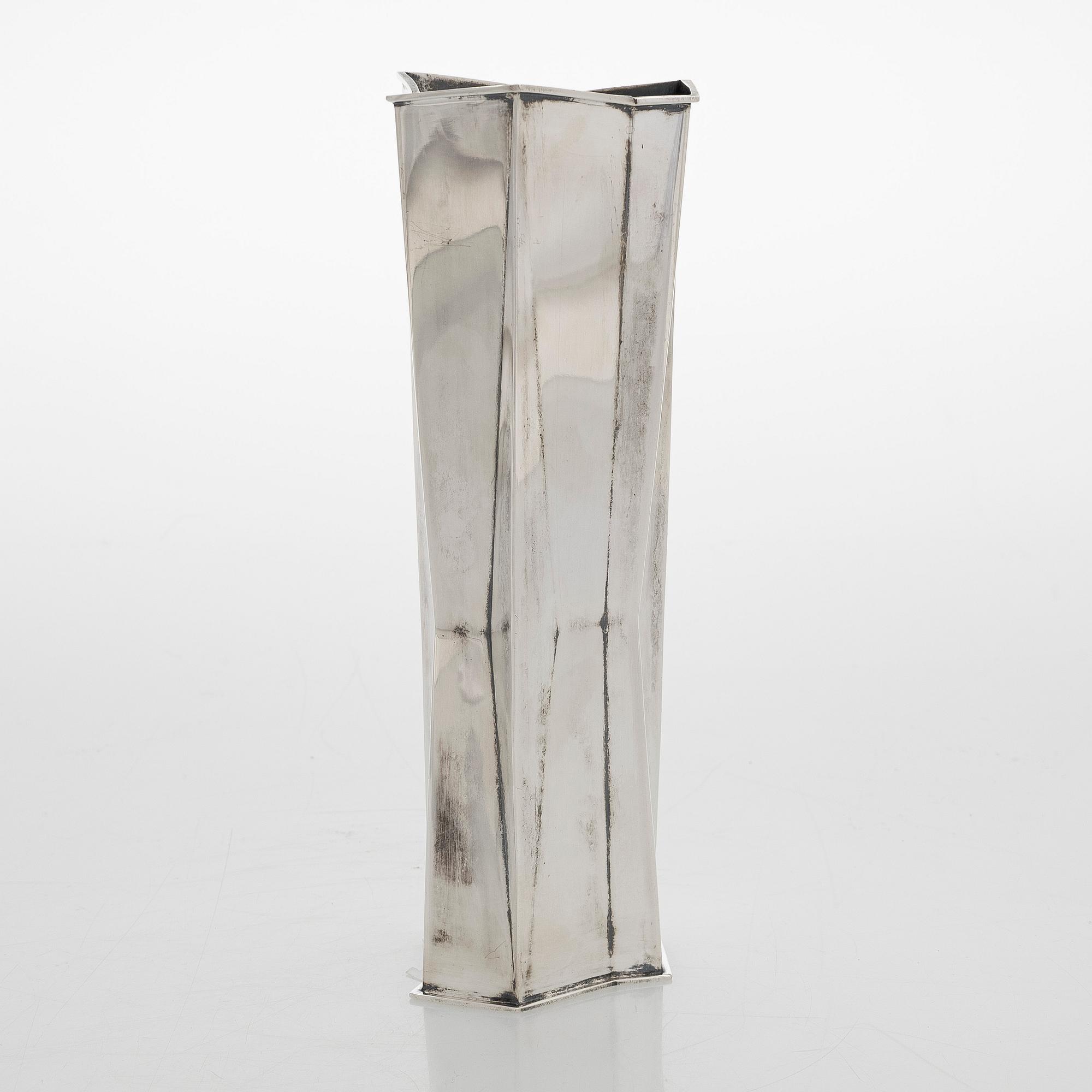 Tapio Wirkkala, vas, silver, "TW6-4", Kultakeskus, Tavastehus 1987.