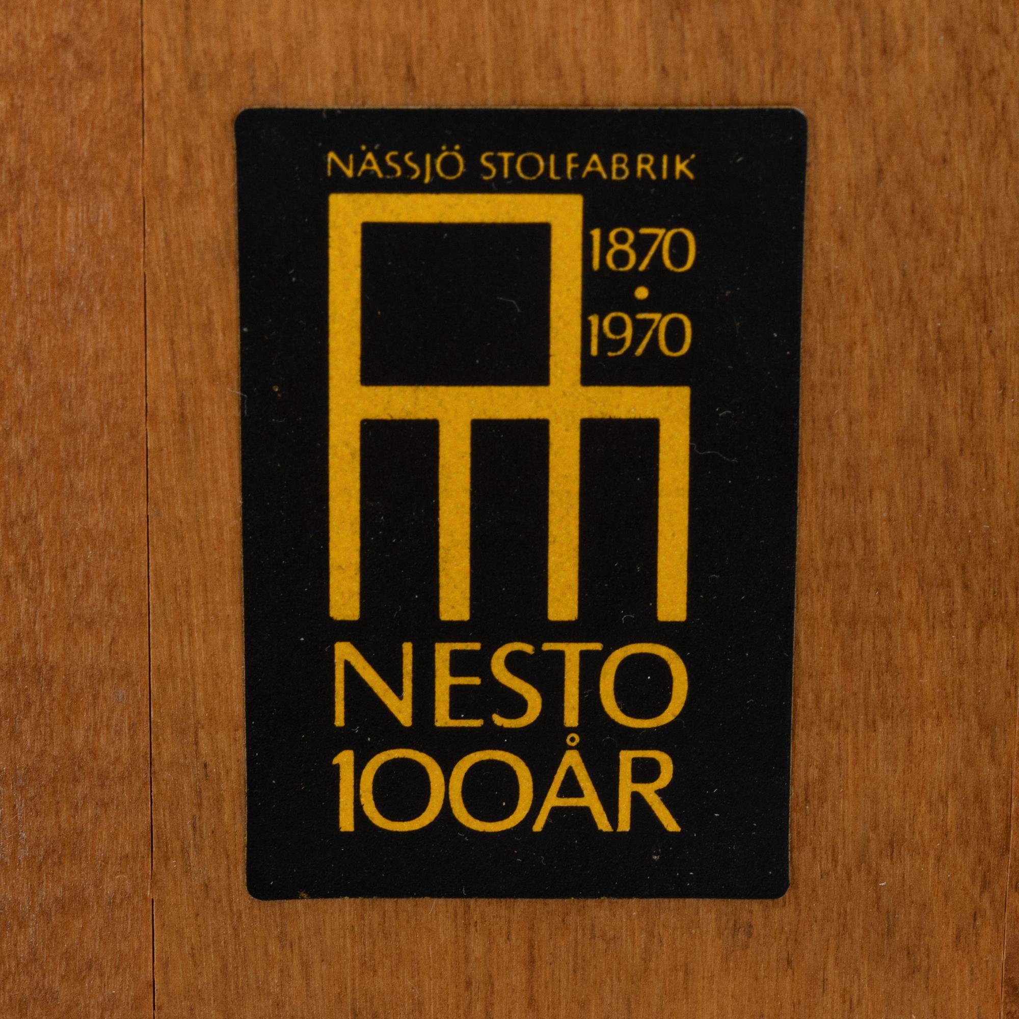 Lena Larsson, karmstol, Nesto, Nässjö Stolfabrik, 1970-tal.