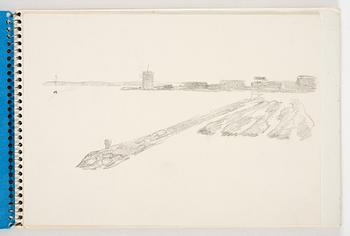 Lotte Laserstein, 3 skissböcker med blyertsteckningar.