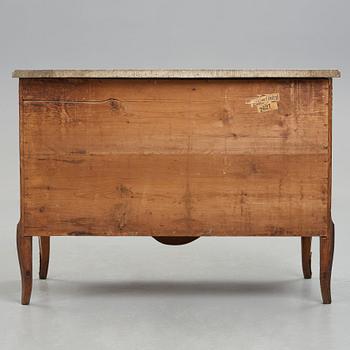BYRÅ, av Niclas Korp (mästare i Stockholm 1763-1800), ej signerad, gustaviansk, 1700-talets slut.
