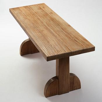 Axel Einar Hjorth, a 'Sandhamn' stained pine table, Nordiska Kompaniet, Sweden 1932.