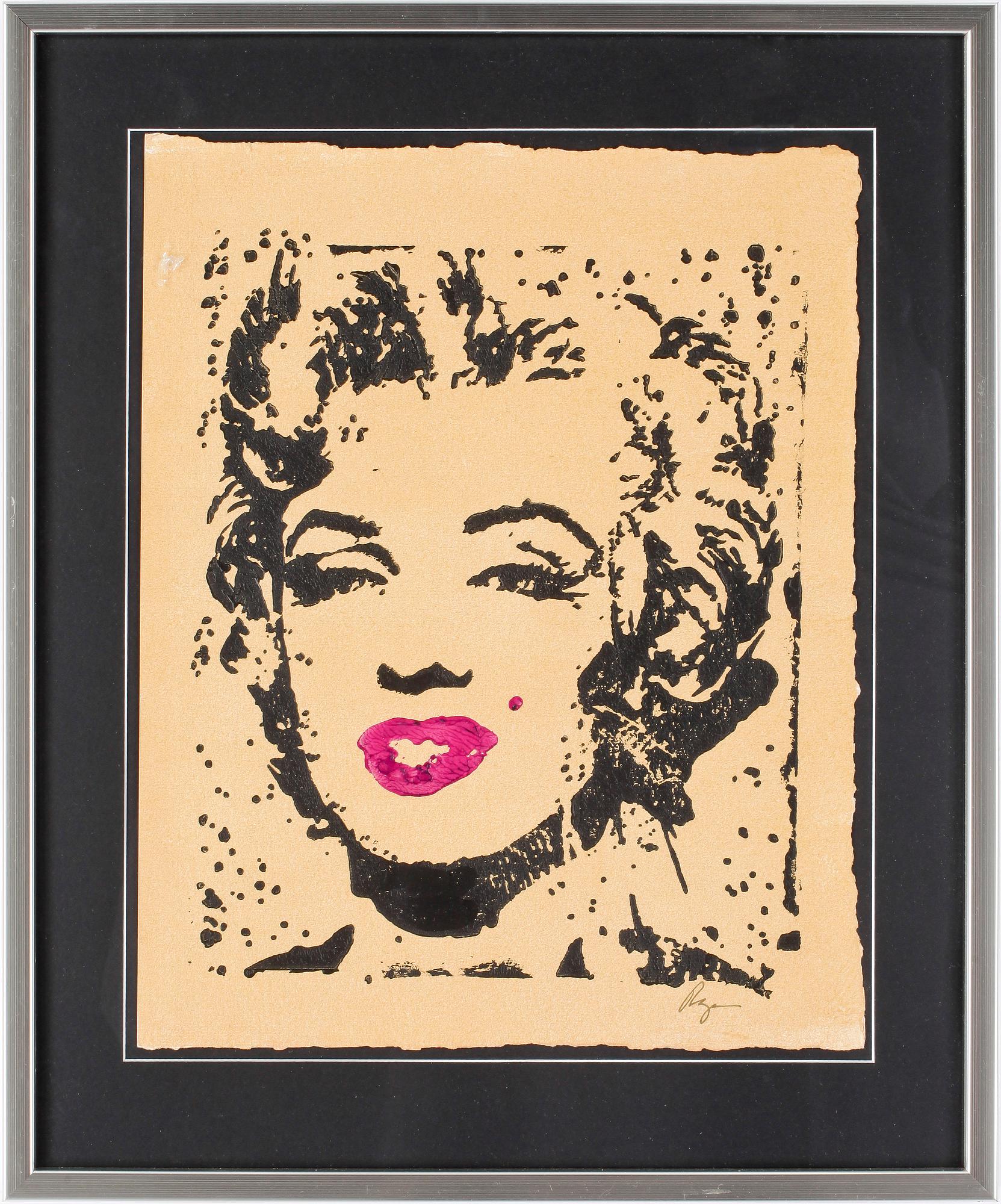 RICHARD RYAN, monoprint, signerad.