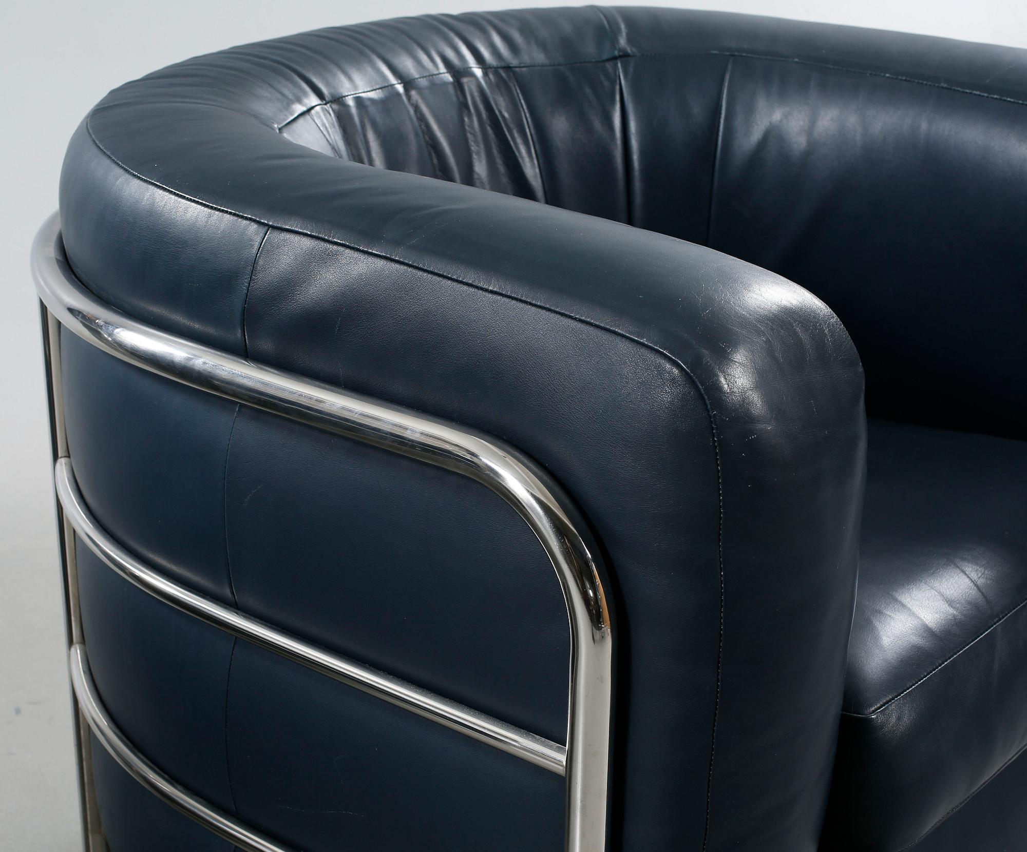 JONATHAN DE PAS, DONATO D URBINO & PAOLO LOMAZOTTI, ett par fåtöljer, "Onda", Zanotta, formgivna 1985.