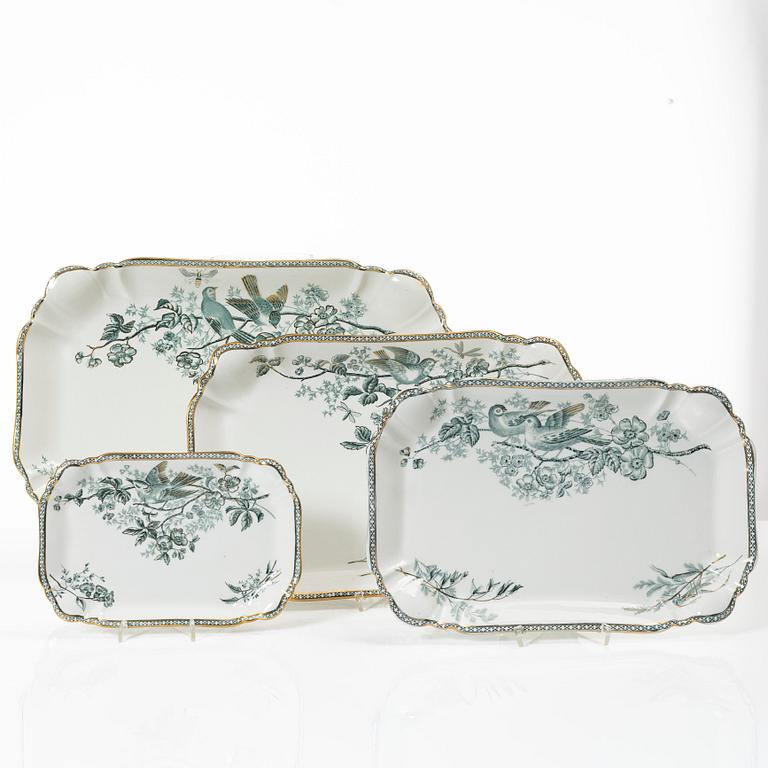 Gustavsberg, a 64-piece dinner service, 'Wexiö Guld', early 20th century.