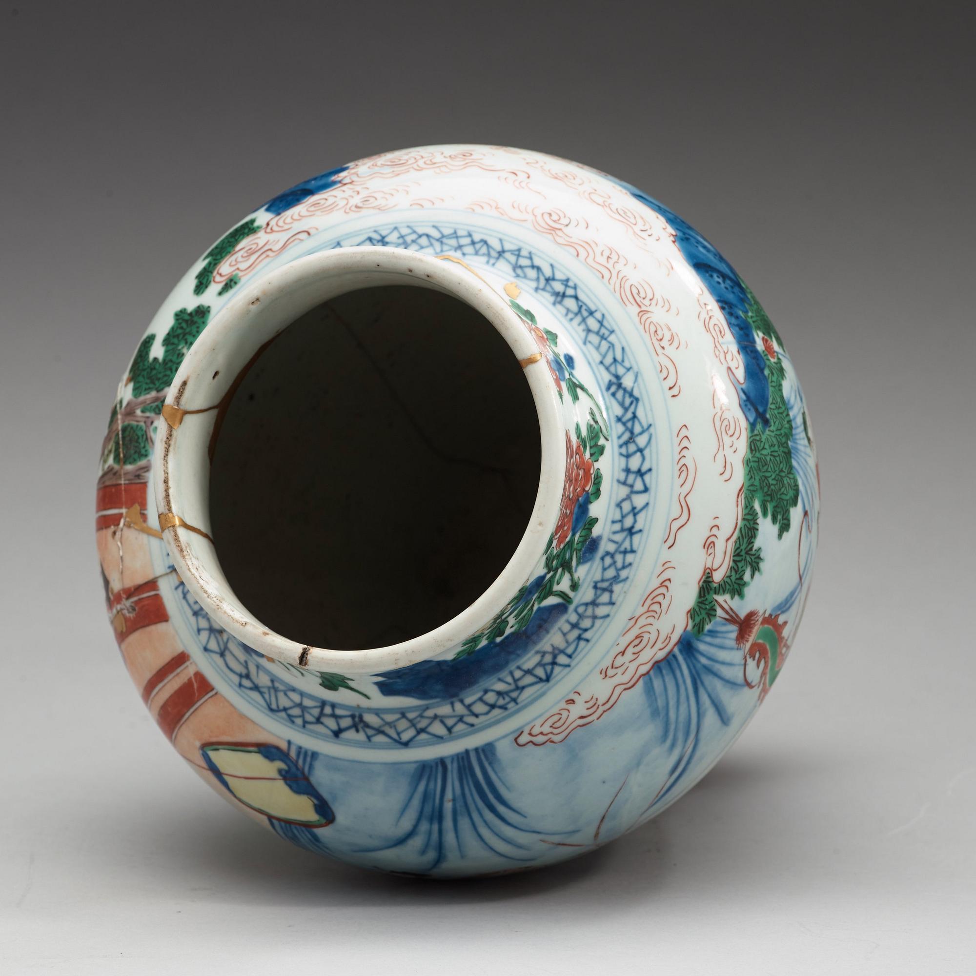 VAS, porslin. Transition, 1600-tal.