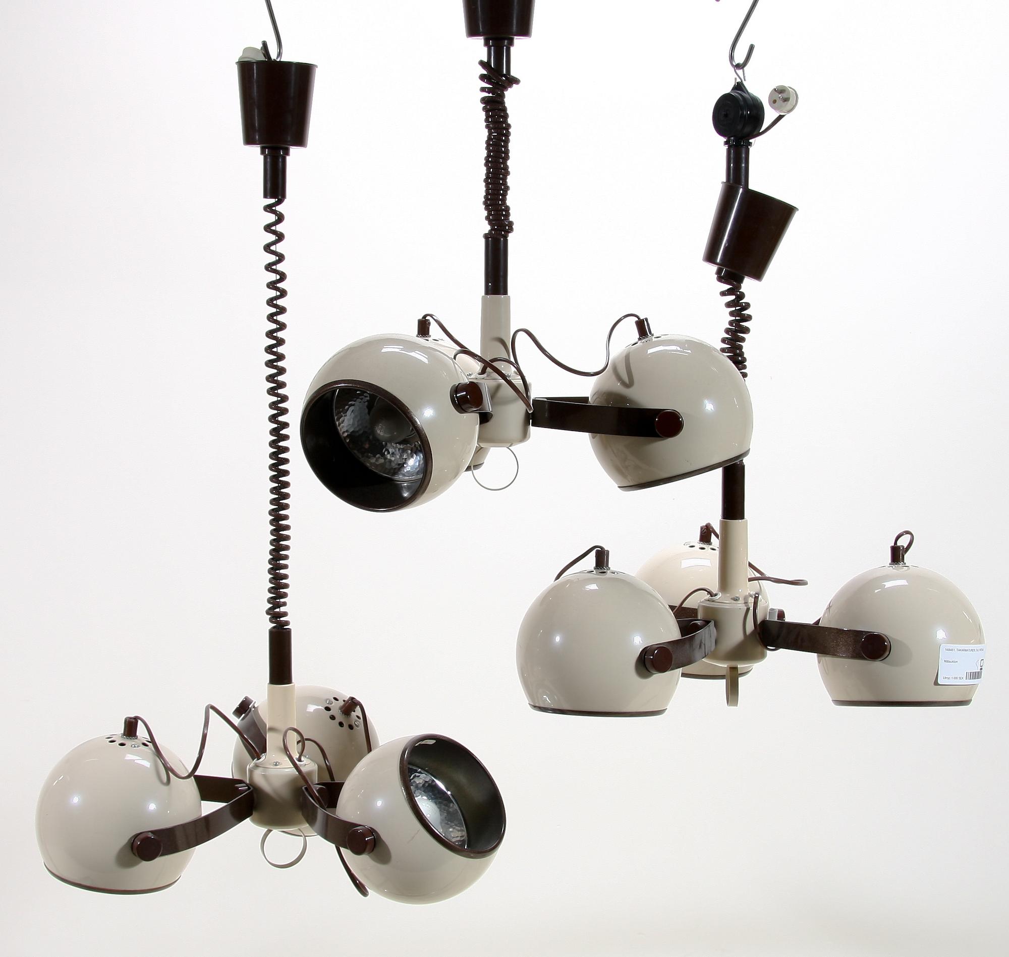 TAKARMATURER, 3 st, 1970-tal.