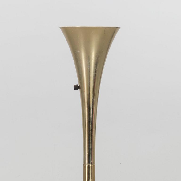 A BRASS FLOOR UP-LIGHT SECOND HALF OF 20TH CENTURY,