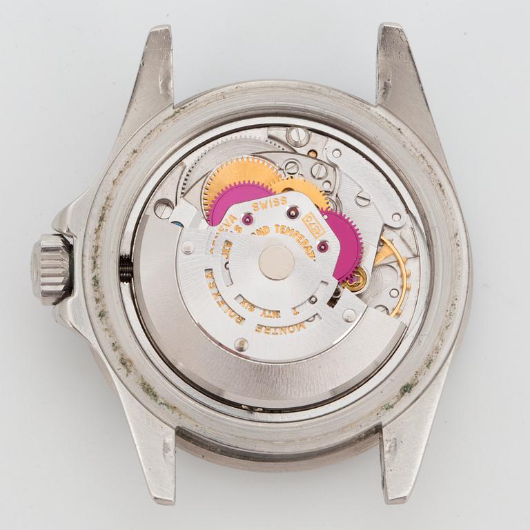 ROLEX, Oyster Perpetual Date, Submariner (660ft=200m, SWISS-T, Mark VI), Chronometer, "Red", wristwatch, 40 mm.