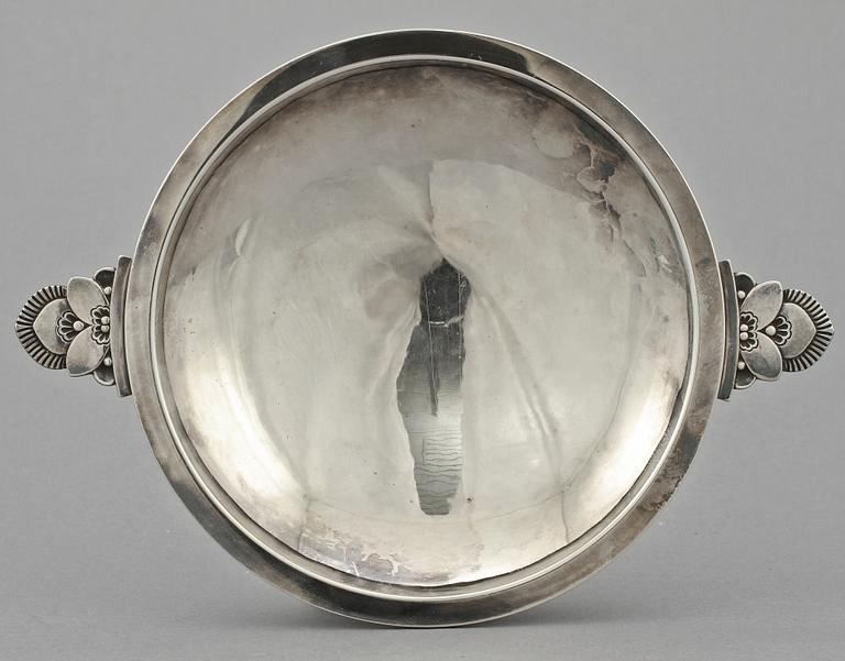 SKÅLFAT, silver, "Cactus", Gundorph Albertus, Georg Jensen, Köpenhamn 1945-1977, vikt 229 g.