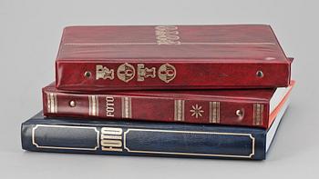 ALBUM 3 st MED KUNGLIGA VYKORT, Storbritannien, 1910-tal till 1980-tal.