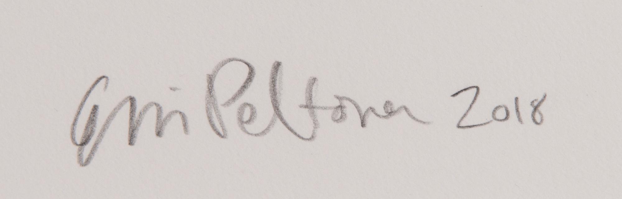 ESSI PELTONEN, mixed media, signed and dated 2018, numbered 1/1.