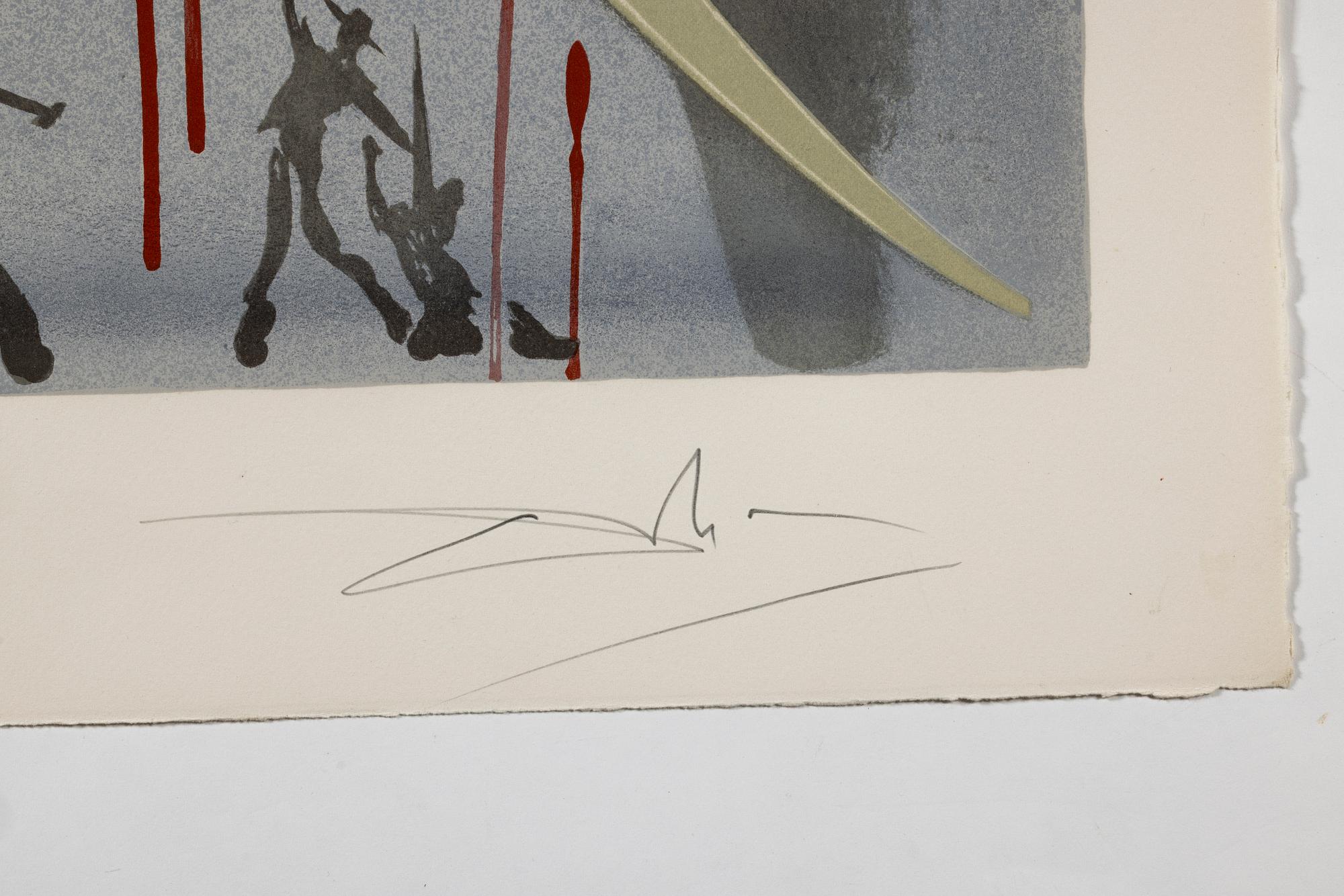 Salvador Dalí, "Whoever Takes Carmen Away Must Pay with His Life" ur "Carmen".