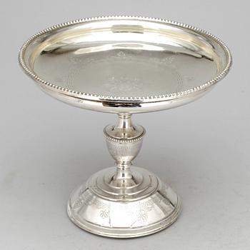UPPSATSSKÅL, silver, Gustaf Möllenborg, Stockholm, 1881.
