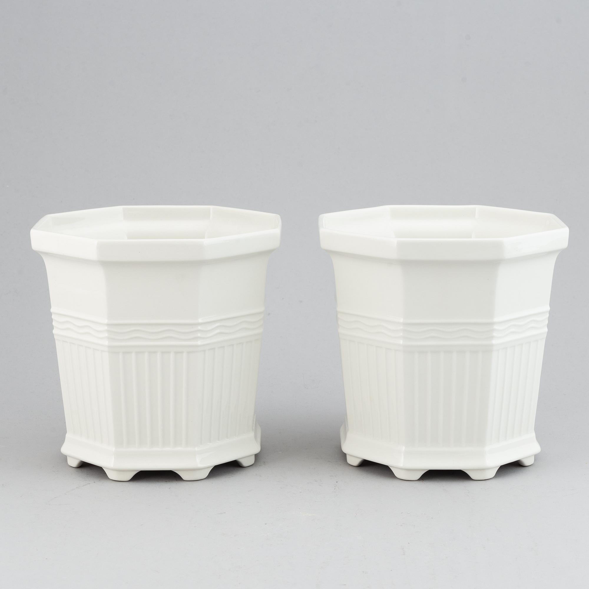 Prins Eugen, ytterfoder 12 stycken. "Waldemarsudde-kruka", Gustavsberg.