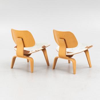 Charles & Ray Eames, stolar, ett par, "Plywood Group DWC", Vitra.