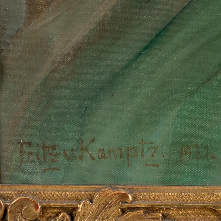 FRITZ VON KAMPTZ, oil on canvas, signed and dated 1931.