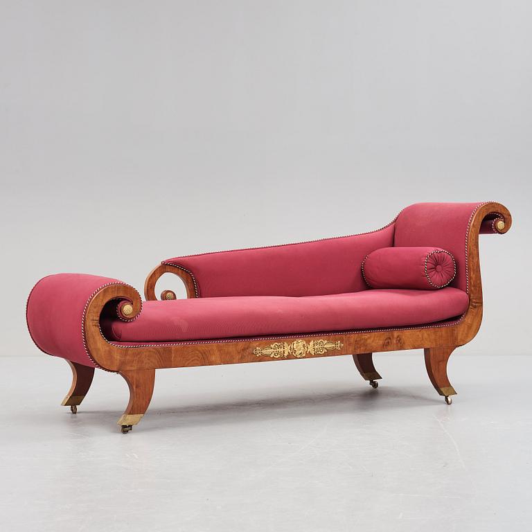 A Swedish Empire sofa, 1820-30's.