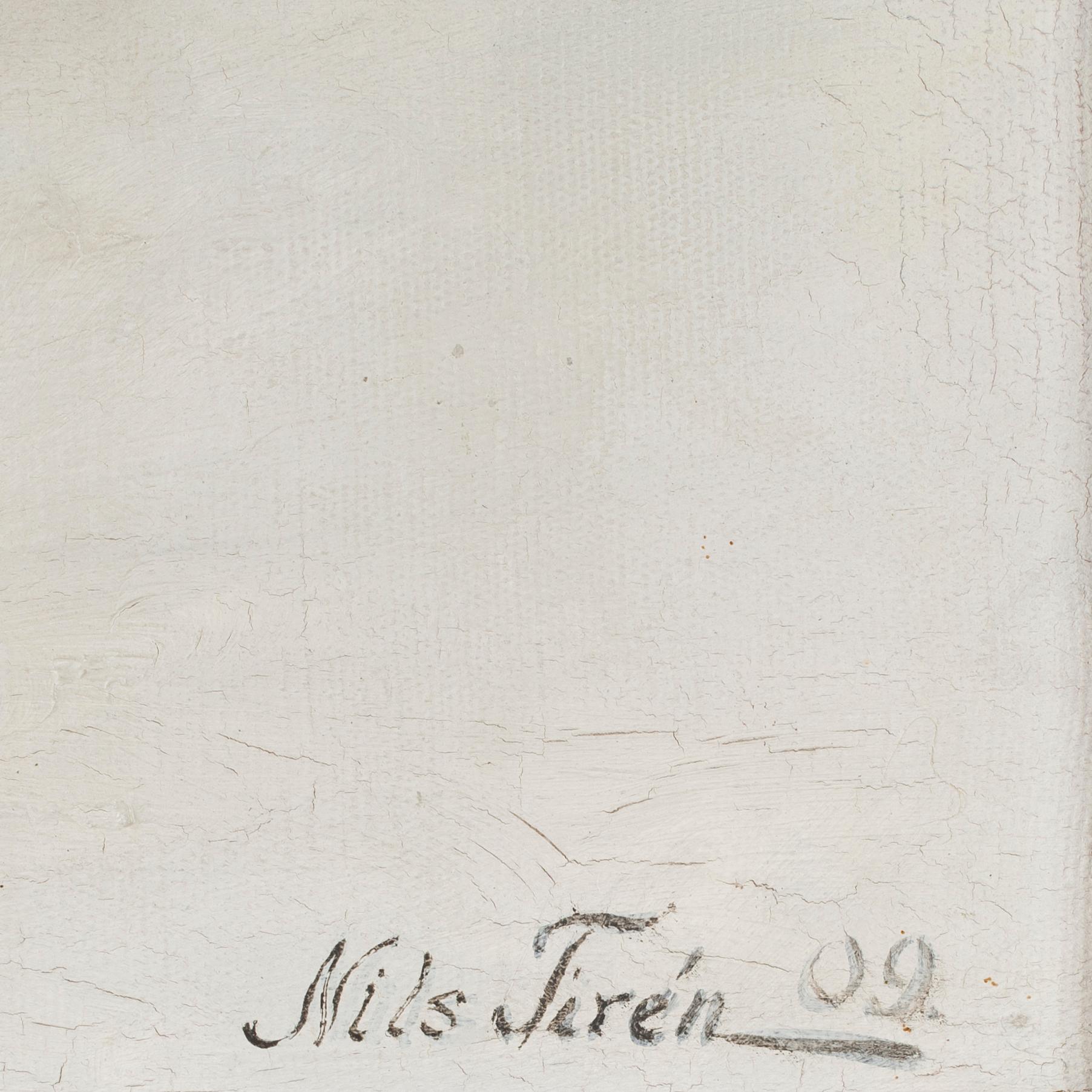 NILS TIRÉN, olja på duk, sign o dat 09.