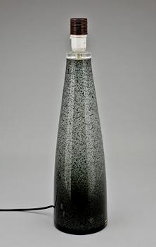 BORDSLAMPA, glas, Hyllinge, 1900-talets mitt.