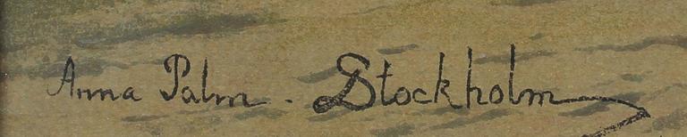 ANNA PALM DE ROSA, efter, oljetryck, sekelskiftet 1800-tal.