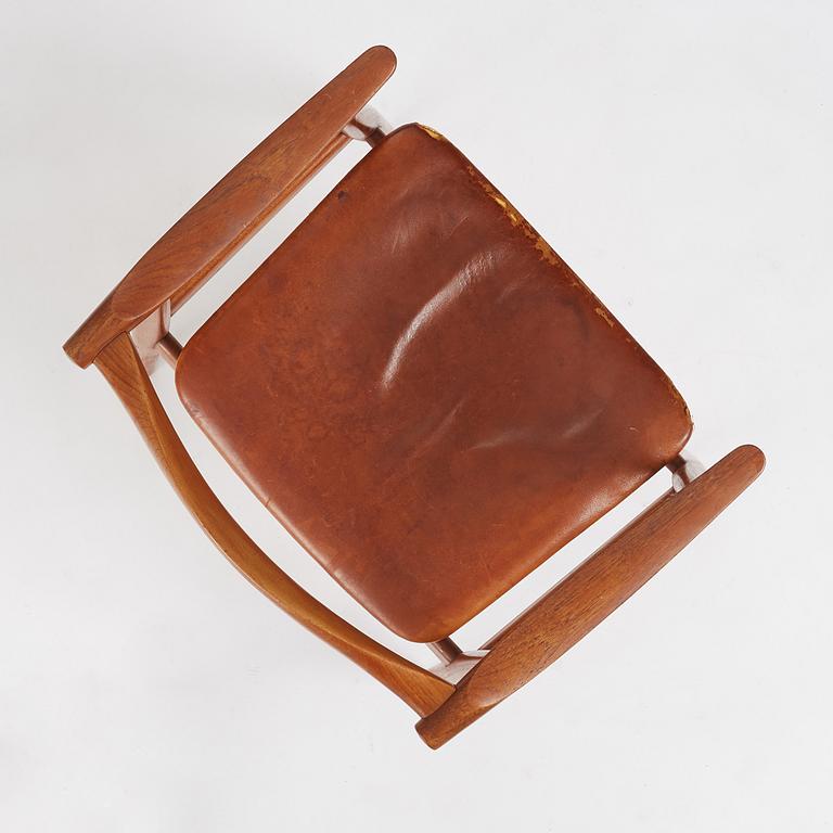 Hans J Wegner, karmstol, modell CH-35, för Carl Hansen & Son, Danmark 1950-60-tal.