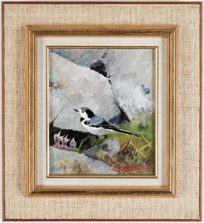 KNUT VALINDER, olja på duk, signerad.