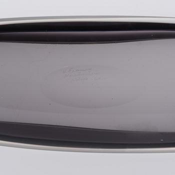 KAJ FRANCK, GLASSKULPTUR. Lansett. Sign. K. Franck, Nuutajärvi Notsjö -60.